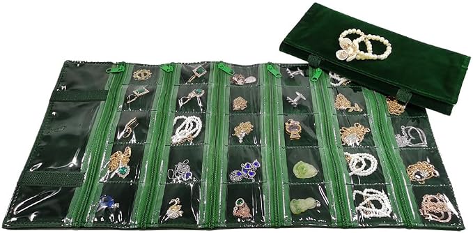Travel Jewelry Roll Bag Portable Organizer Pouch - Image 7