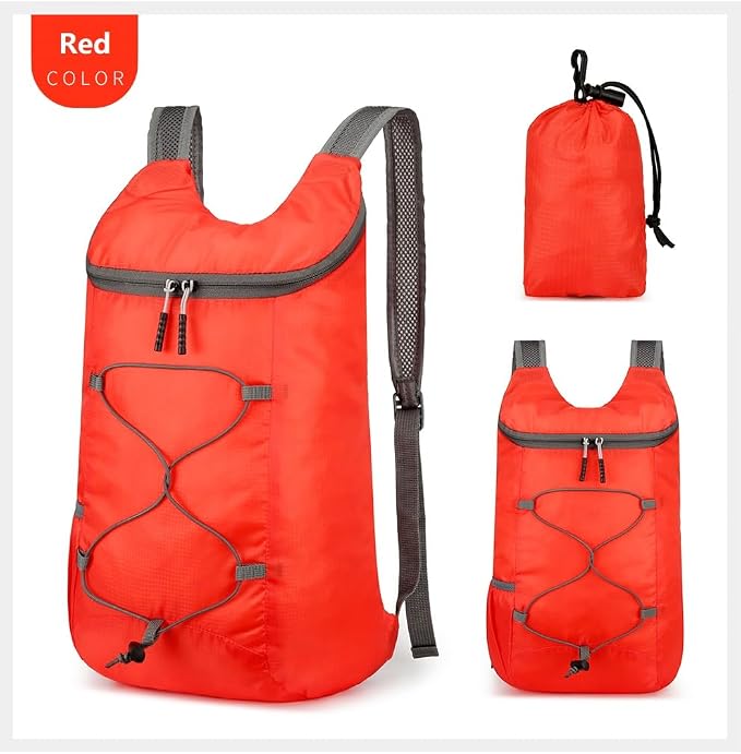 16L Hiking Daypack Lightweight Foldable Travel Backpack Water Repellent Camping - Image 2