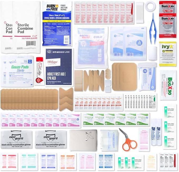 MFASCO Deluxe Class A First Aid Kit 909 Red | DOT, ANSI & OSHA Approved - Image 3