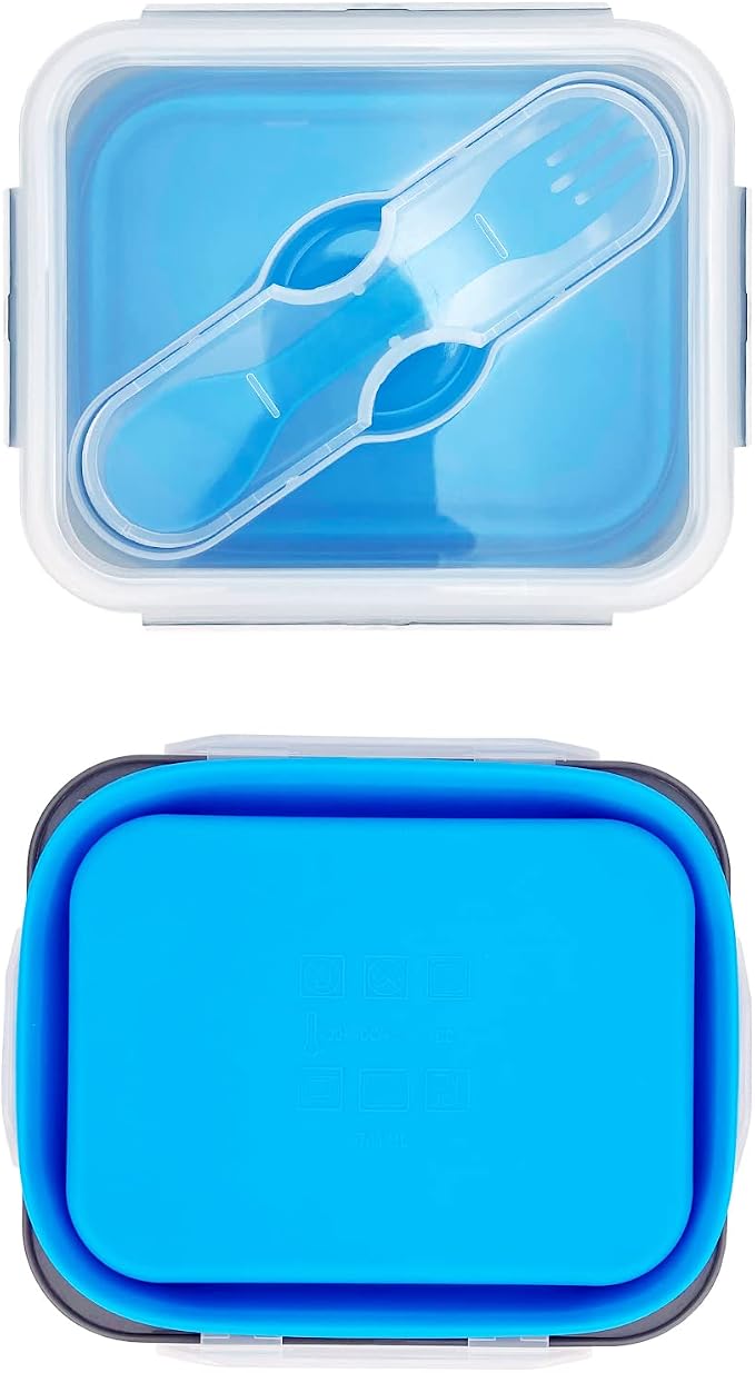 Small Silicone Collapsible Snacks Container - Image 4