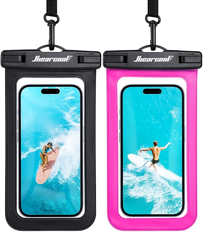 Hiearcool Waterproof Phone Pouch, Underwater Phone Cases Compatible by Hiearcool