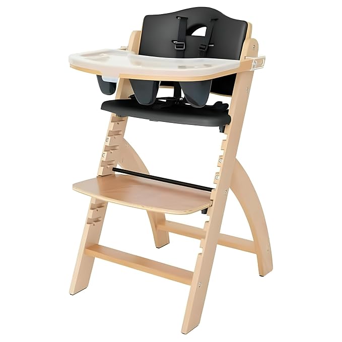 Abiie Beyond Junior Wooden High Chair by Abiie