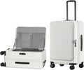 24 Inch Top Opening Checked Travel Luggage Expandable by Unknown
