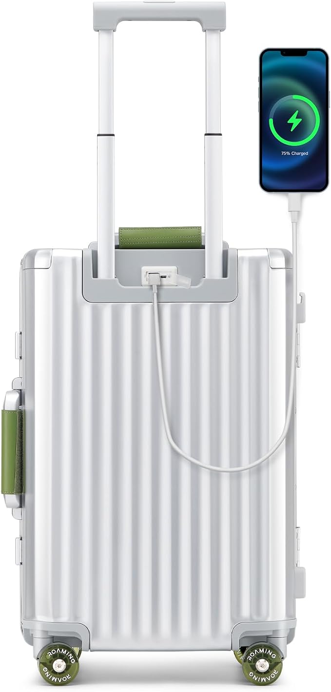 ROAMING 24 Inch Check Luggage Durable Aluminum Zipperless Luggage Airline - Image 4
