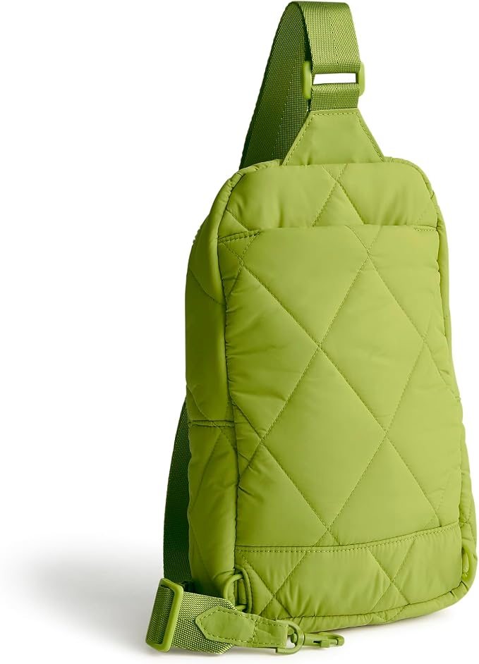 Vera Bradley Women's Lorman Sling Backpack-Featherweight Bag, Spinach Green - Image 3