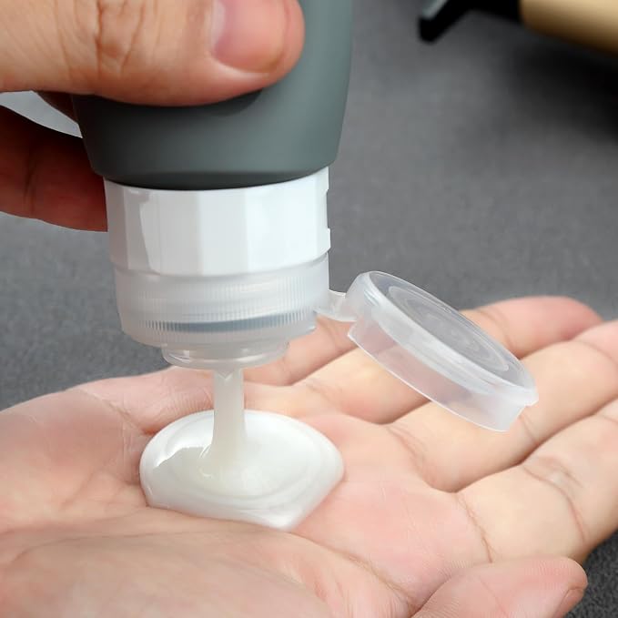 Travel Bottles for Toiletries, Tsa Approved 2oz Travel size Bottles, BPA Free - Image 4
