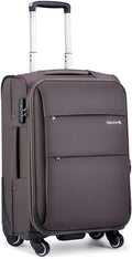 Hanke 20 Inch Expandable Carry On Luggage 22x14x9 Airline Approved Softside by Hanke
