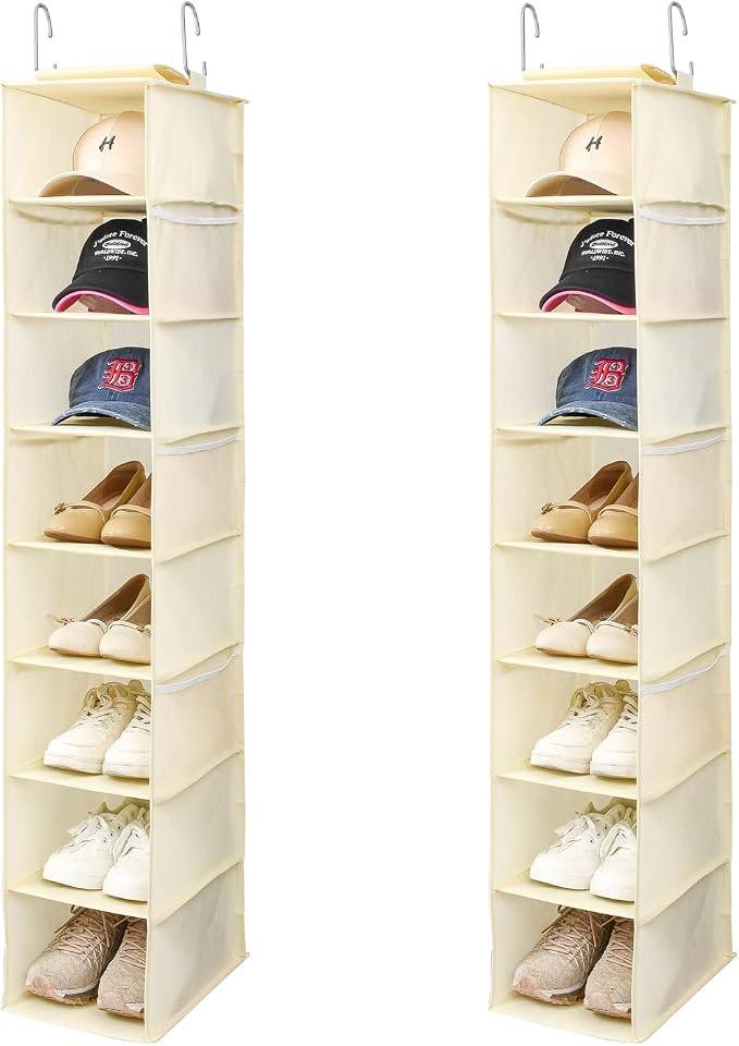 Hanging Shoe Organizer for Closet by Berdeng