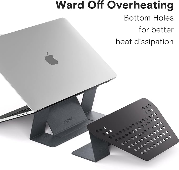 MOFT Laptop Stand for Desk, Stick-On Computer Stand - Image 4