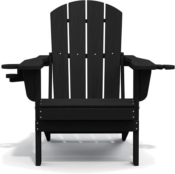 SERWALL HDPE Folding Adirondack Chair - Image 11