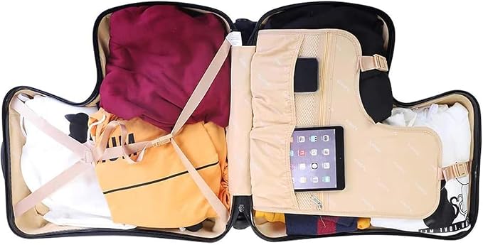 20" Kids Ride on Suitcase, Childrens Ride on Luggage - Image 9