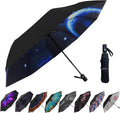 LLanxiry Compact Travel Umbrella, Mini Windproof Umbrellas by LLanxiry
