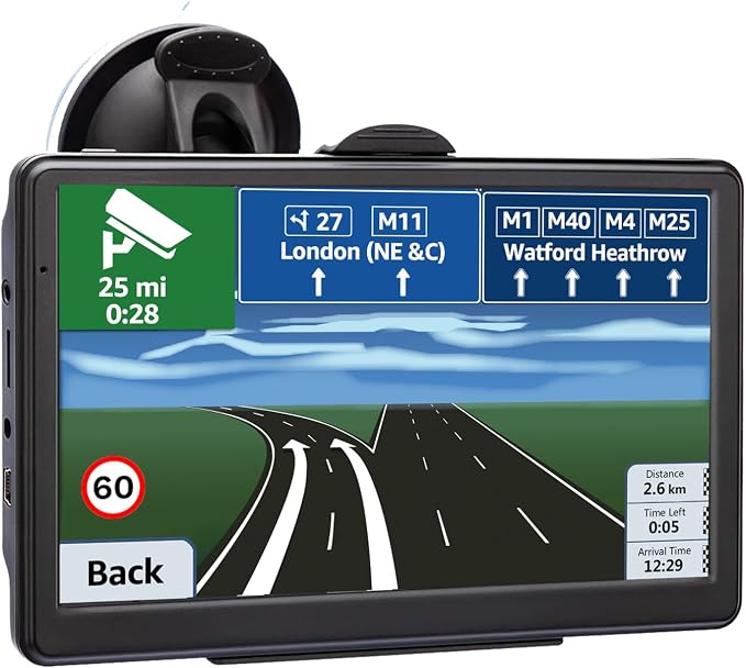 GPS Navigation for Car, 2025 Map 7 inch Touch Screen Car GPS, Voice Turn - Image 2