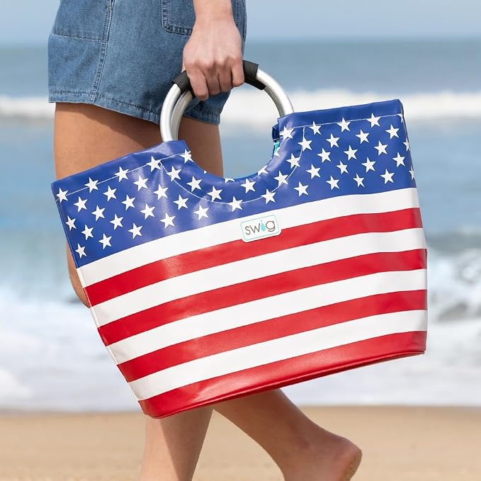 Swig Life Loopi Tote Bag, Lightweight, Waterproof Beach and Utility Bag - Image 5