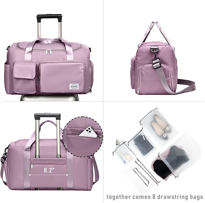 NPBAG Women Travel Duffel, Gym Workout Overnight Bag, Mommy Hospital Bag - Image 2