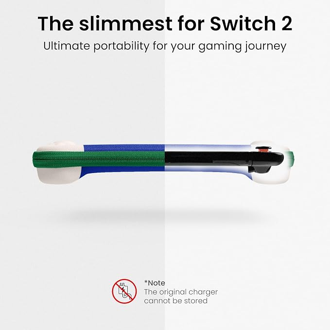 tomtoc Slim Carrying Case for Nintendo Switch 2 Model 2025, Odorless Felt - Image 3