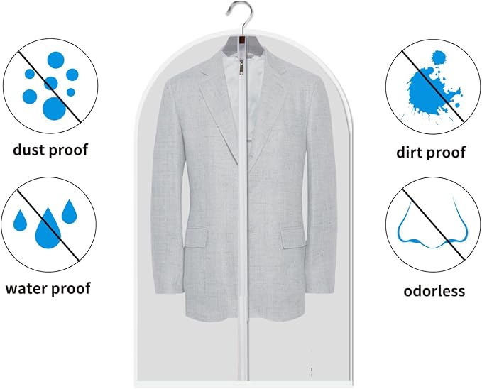 Clear Garment Bags Clothes Covers Protecting Dusts - Image 5