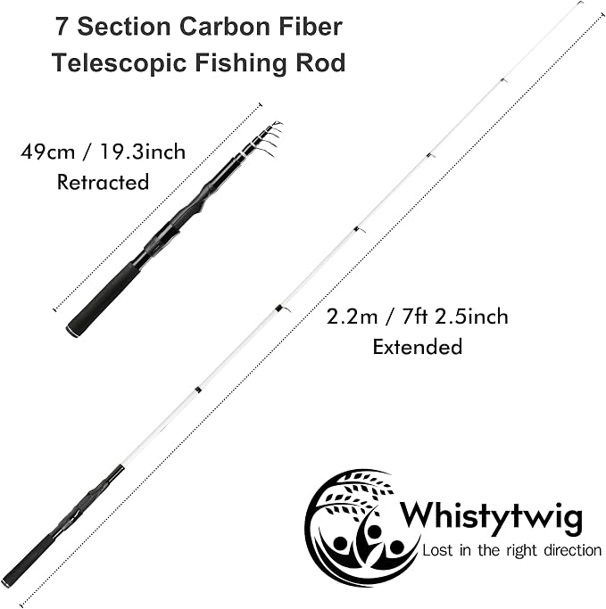 Whistytwig Telescopic Fishing Rod - Image 2