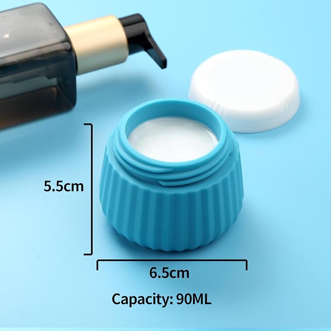 Travel Bottles for Toiletries 8 Pack, TSA Approved 3 oz Travel Containers - Image 4