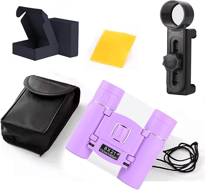 Binoculars with Phone Adapter for Adults, Compact Pocket Travel Binocular for by Yourelexit%C2%AE