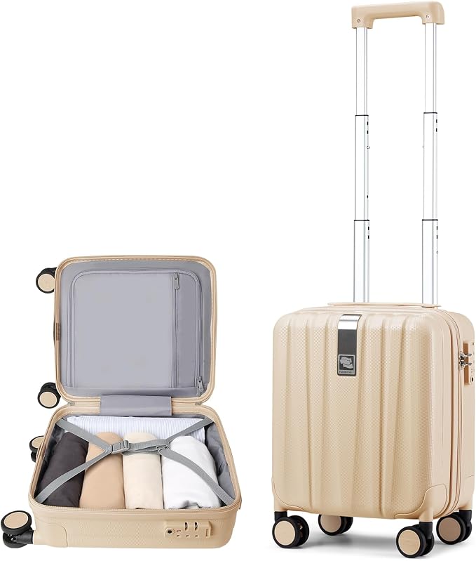 Hanke 14 Inch Underseat Carry On Luggage by Hanke