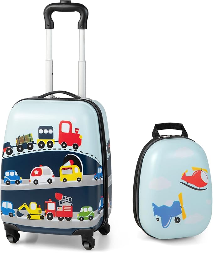 HONEY JOY Kids Luggage, Lightweight Toddler Girls Suitcase, Durable ABS by HONEYJOY