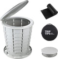 TRIPTIPS Upgrade Retractable Portable Toilet Travel Toilet Adjustable Height by Triptips