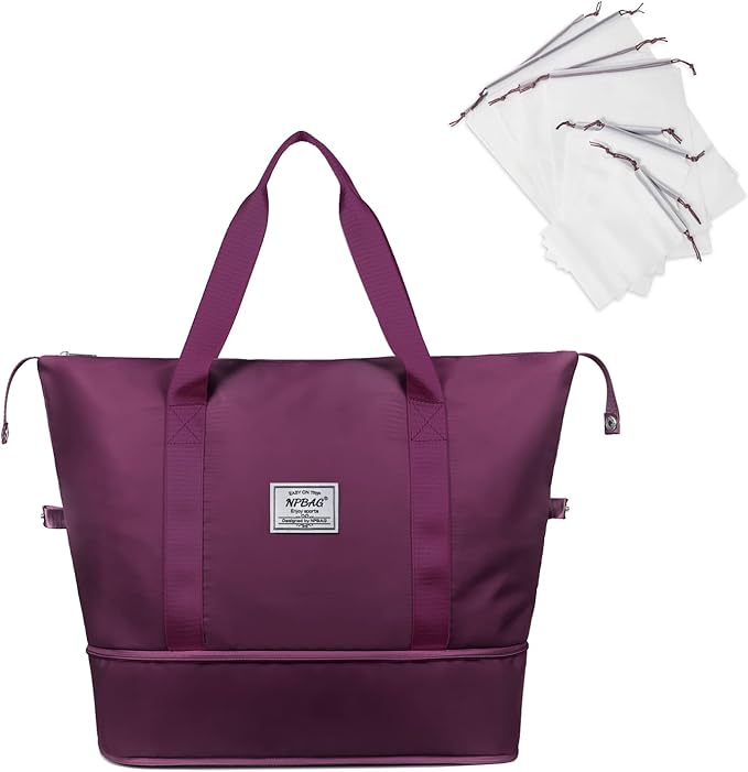 NPBAG Women Travel Duffel, Gym Workout Overnight Bag, Mommy Hospital Bag by NPBAG