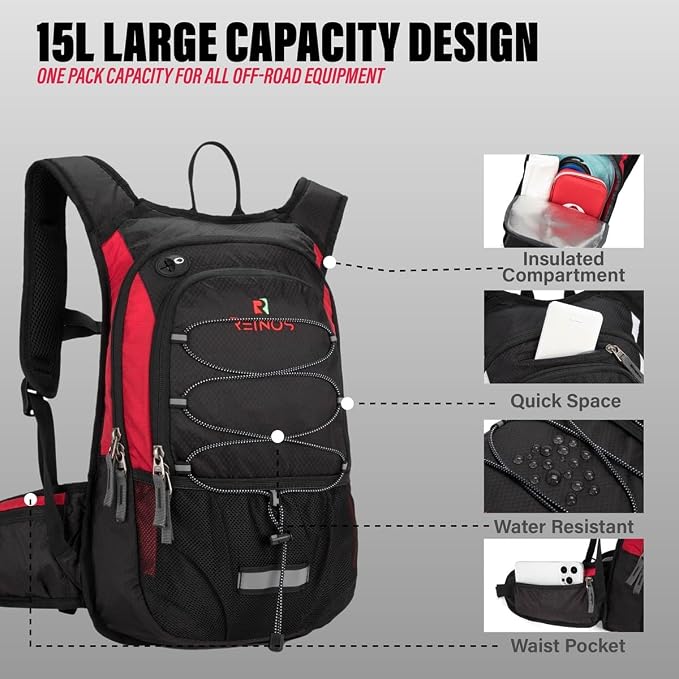 Hydration Pack Backpack with 3L Water Bladder - Image 2