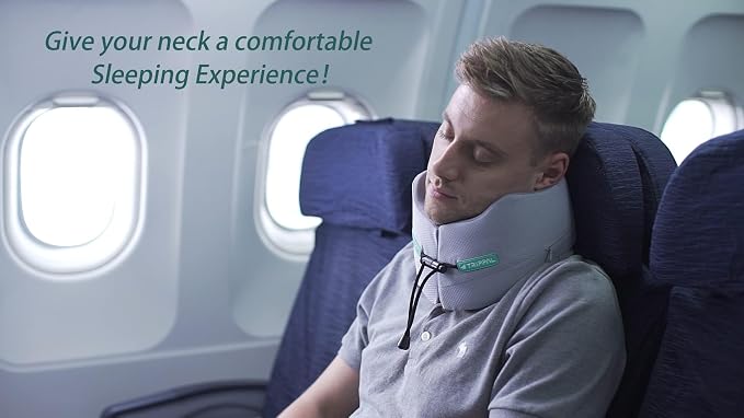 Travel Pillow, Super Neck Chin Head Support, Memory Foam, Neck Pillows - Image 7