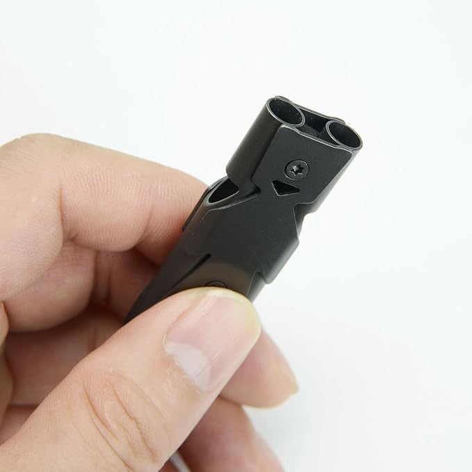 Whistle Emergency Whistles Keychain Rape Whistle Stainless Steel High Decibel - Image 6