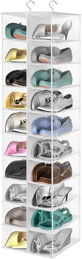coastal rose Hanging Shoe Organizer by coastalrose