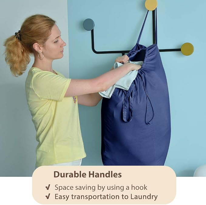 MCleanPin 140L Washable Laundry Bags - Image 2