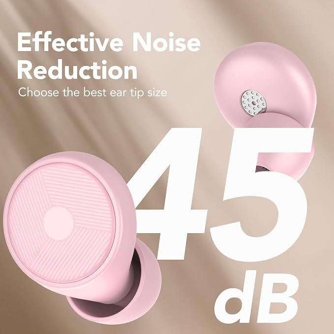 Ear Plugs for Sleeping Noise Cancelling -45dB, Soft and Reusable Silicone - Image 2