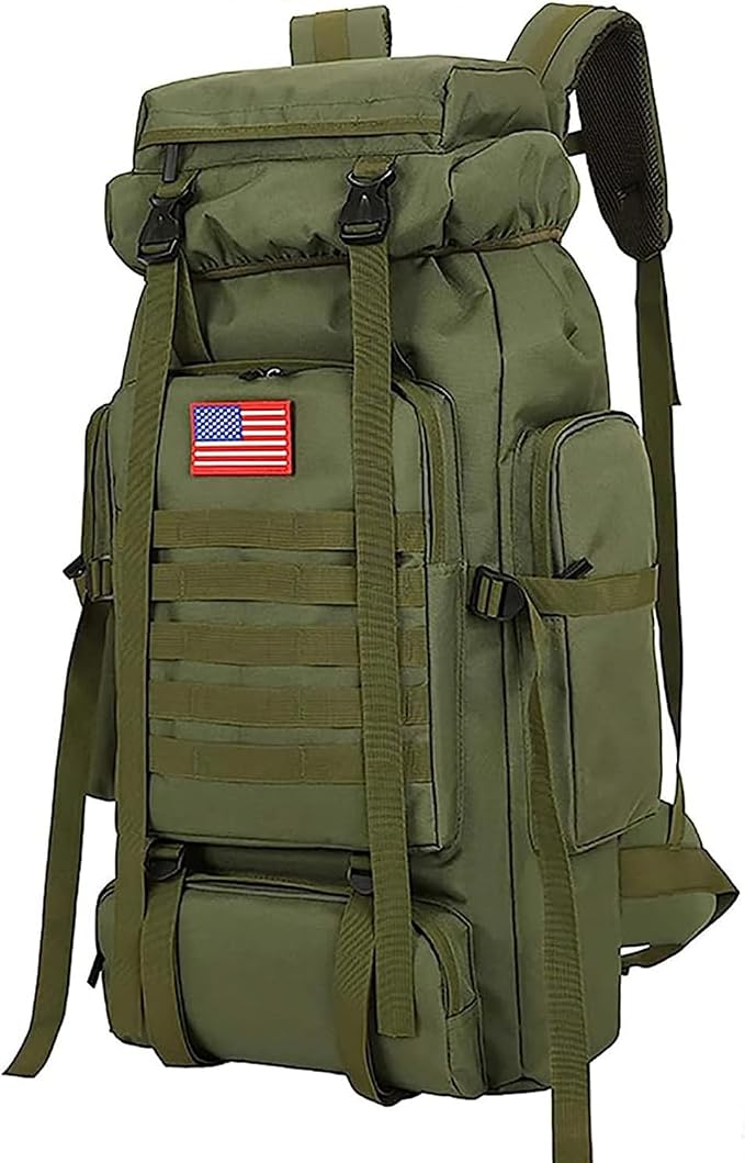 King'sGuard 70L Camping Hiking Backpack Tactical Backpack Military Molle by King%27sGuard