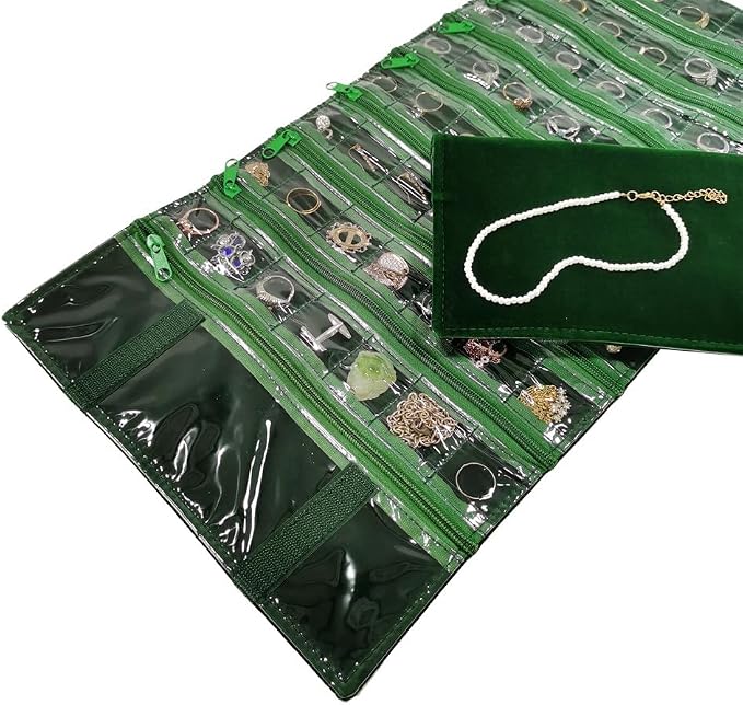 Travel Jewelry Roll Bag Portable Organizer Pouch - Image 6