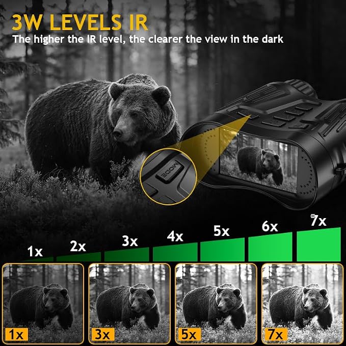 Night Vision Binoculars for Adults, 4K HD Night Vision Goggles - Image 4