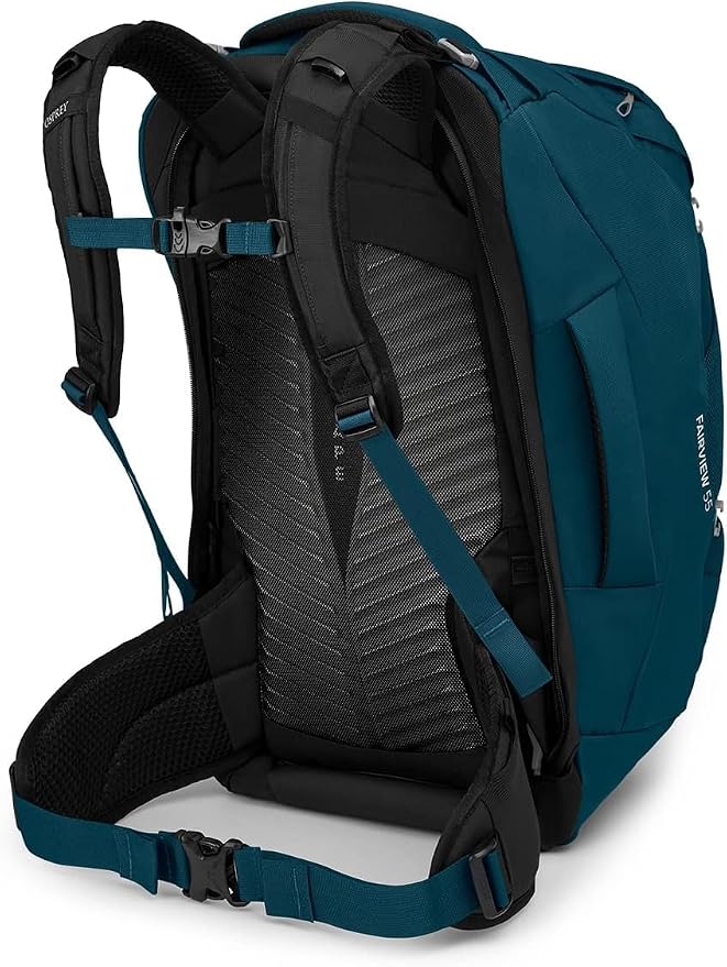 Osprey Fairview 55L Women's Travel Backpack, Night Jungle Blue - Image 8