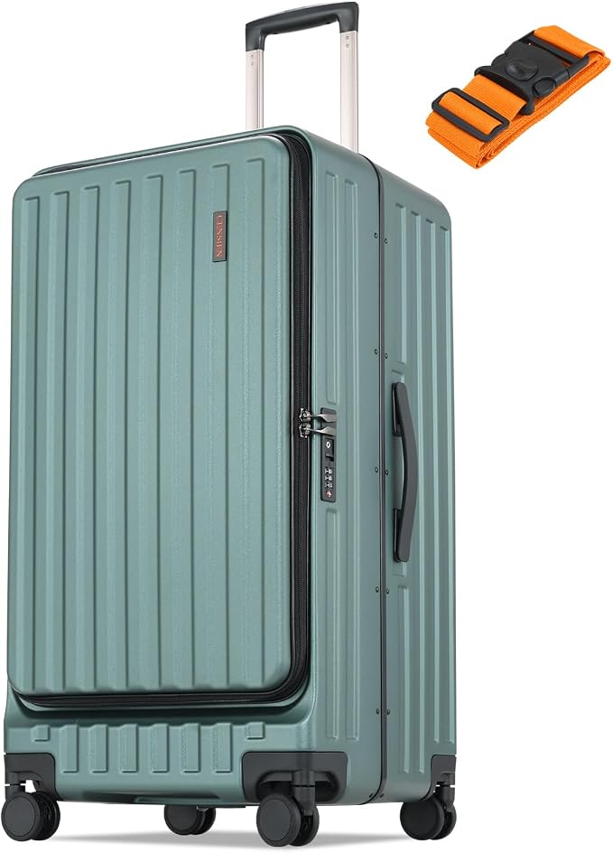 Checked Luggage, Large Suitcase 29 Inch Trunk Luggage by CENSIEN
