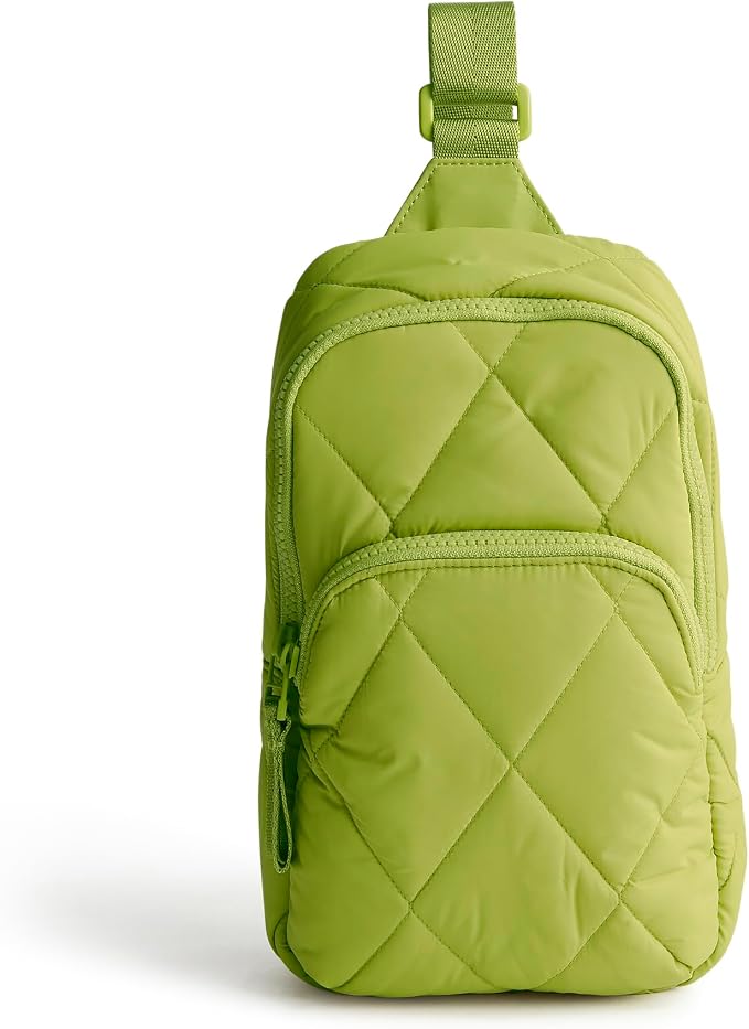 Vera Bradley Women's Lorman Sling Backpack-Featherweight Bag, Spinach Green by VeraBradley