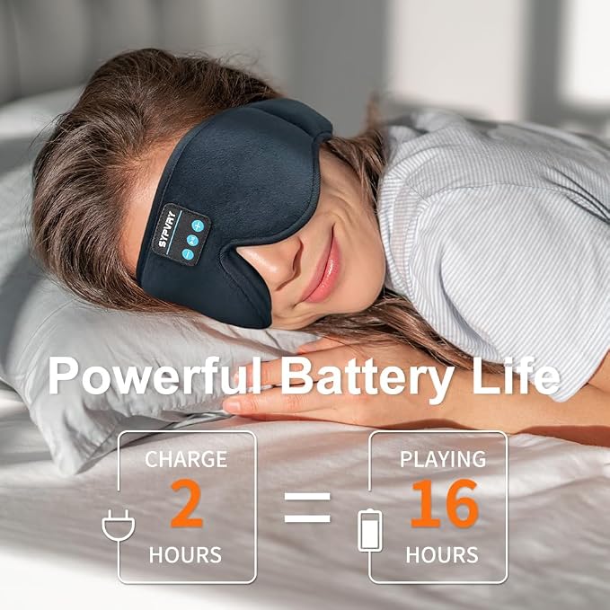 Bluetooth Sleep Mask Wireless Headphones 3D Bluetooth Eye Mask - Image 2