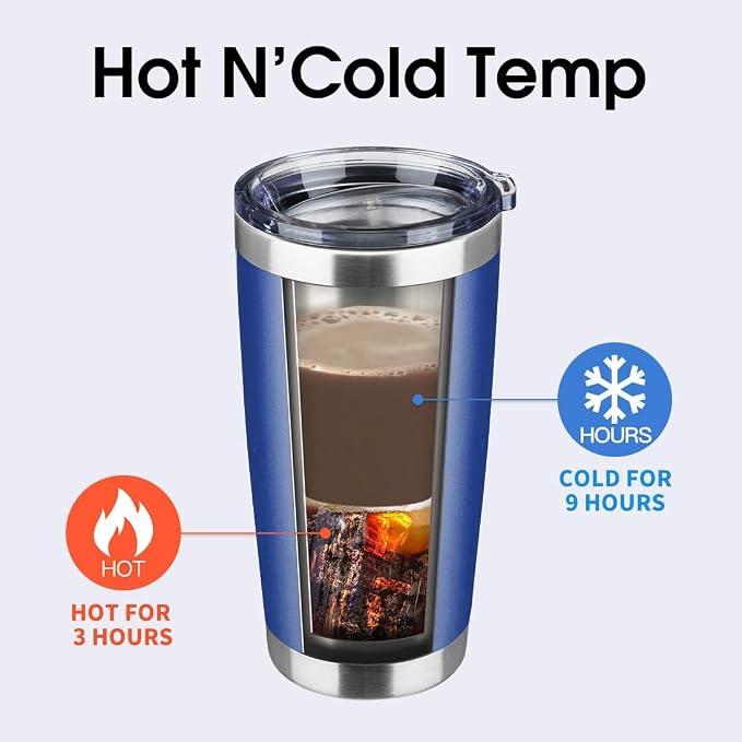 20oz Tumbler Stainless Steel Vacuum Insulated Mug - Image 4
