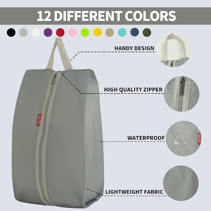 6pcs Portable Shoe Organizer, Travel Pouches - Image 4