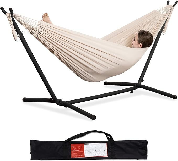 PNAEUT Double Hammocks with Stand by PNAEUT