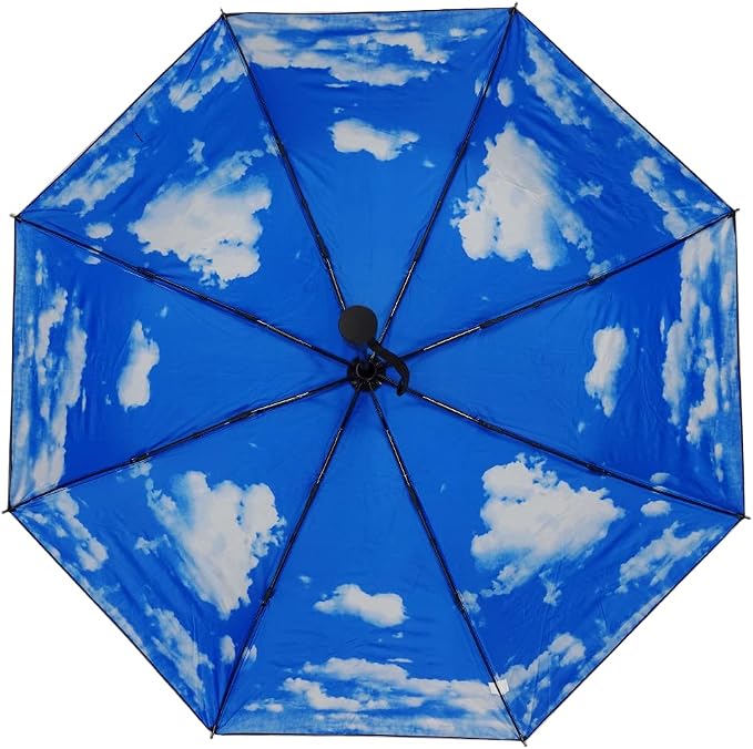 LLanxiry Compact Travel Umbrella, Mini Windproof Umbrellas - Image 2