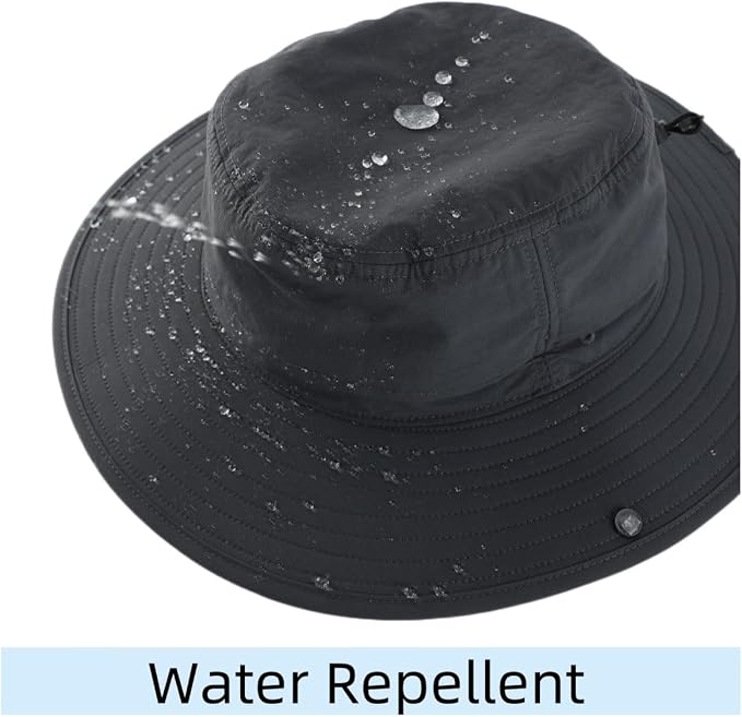 Connectyle Sun Hat for Men Women Outdoor UV Protection Safari Hat for Fishing - Image 4