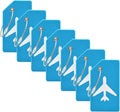 7 Pack Silicone Luggage Tag Baggage Handbag Travel Bag Tags by MODENGKONGJIAN