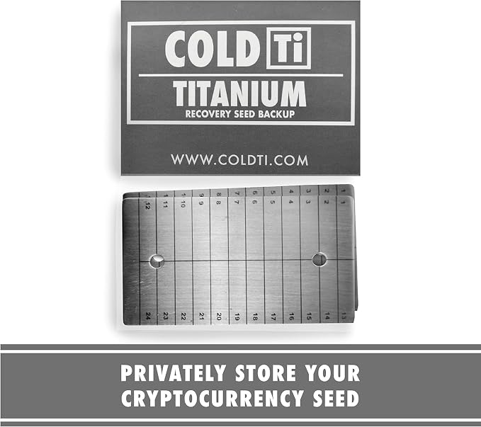ColdTi - Titanium Bitcoin Seed Plates - Image 3
