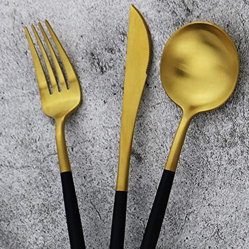 Gugrida 20-Piece 18/10 Stainless Steel Flatware Silverware, Luxury Dinnerware - Image 5
