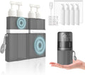 4 in 1 Travel Toiletry Containers, TSA Approved Refillable Travel Size by TechoEcho